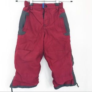 Gap | Red Athletic Lined Pants with Ankle Zippers